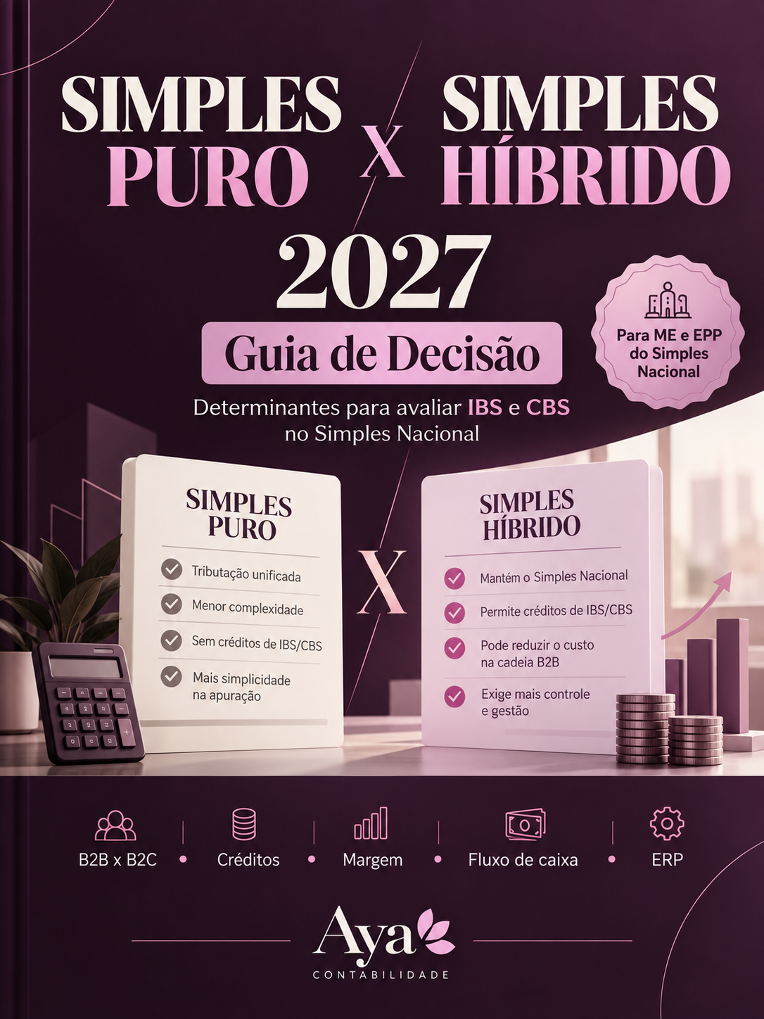 Capa do Guia Simples Puro x Simples Híbrido 2027